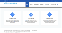 Desktop Screenshot of ksp-primadana.com